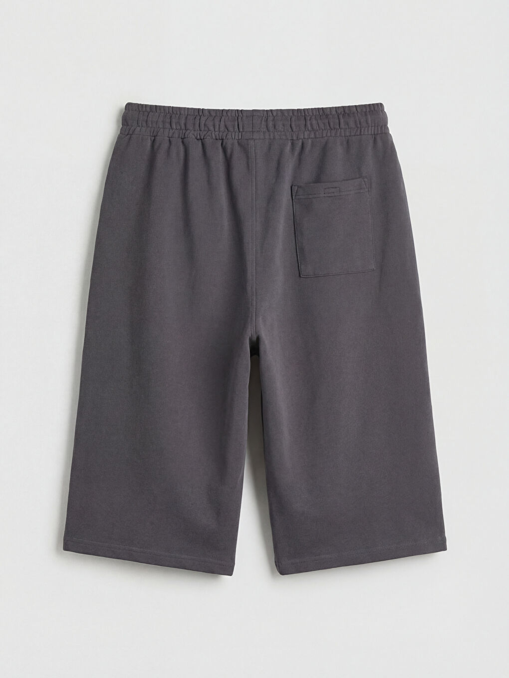 Gri Standart Kalıp Erkek Şort-5