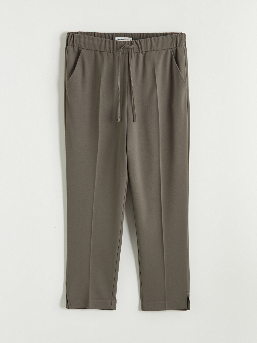 Elasticated Waist Women's Trousers-4