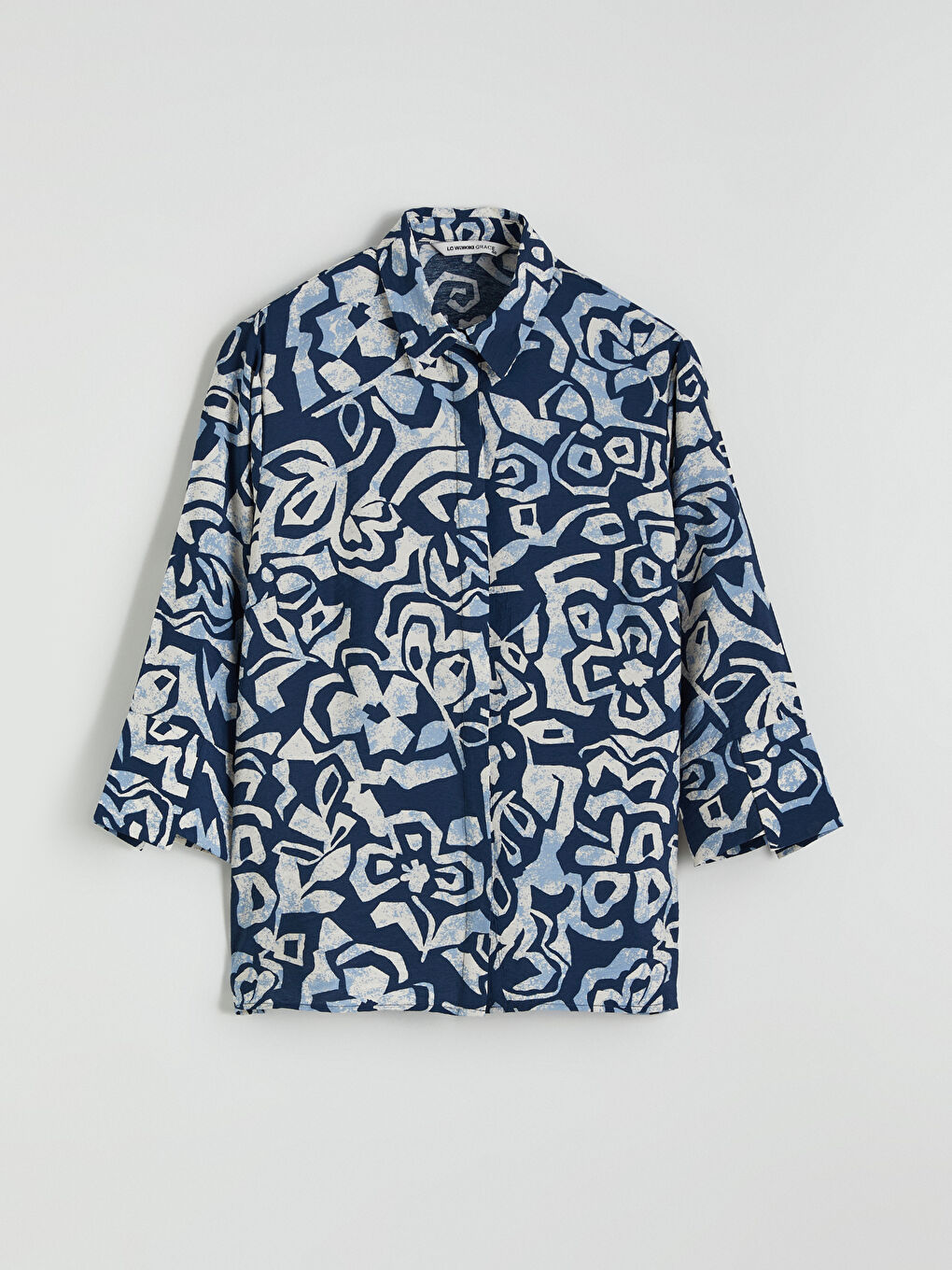 Patterned Women's Shirt-4
