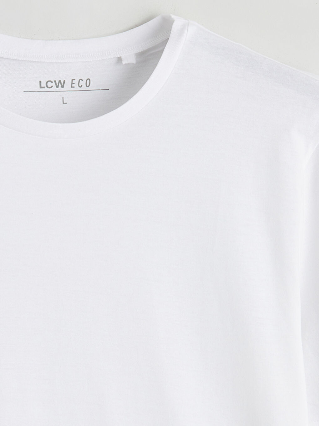 Plus Size Crew Neck Printed Cotton Men's T-Shirt-5