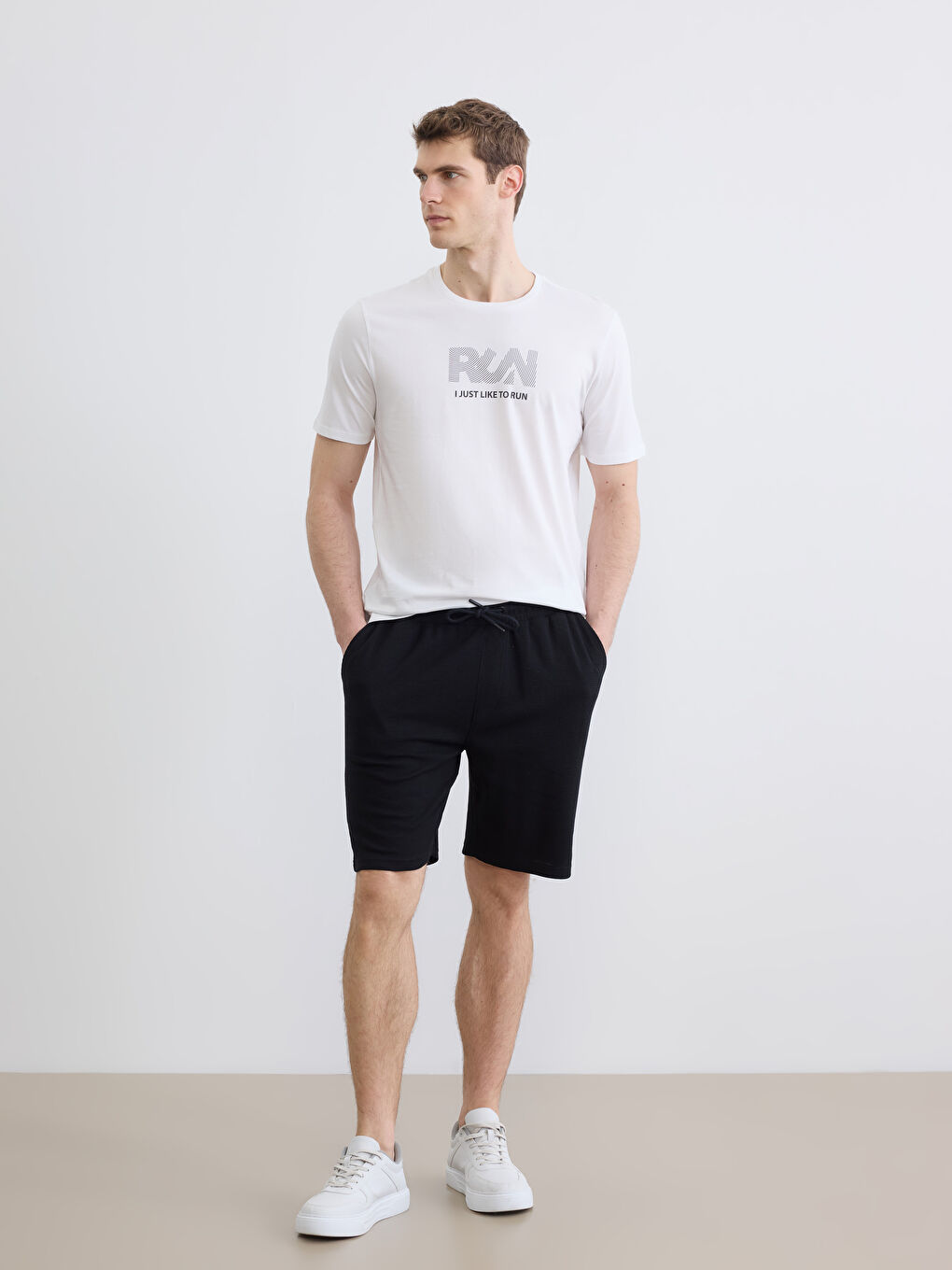 T-shirt BLANC Homme-1