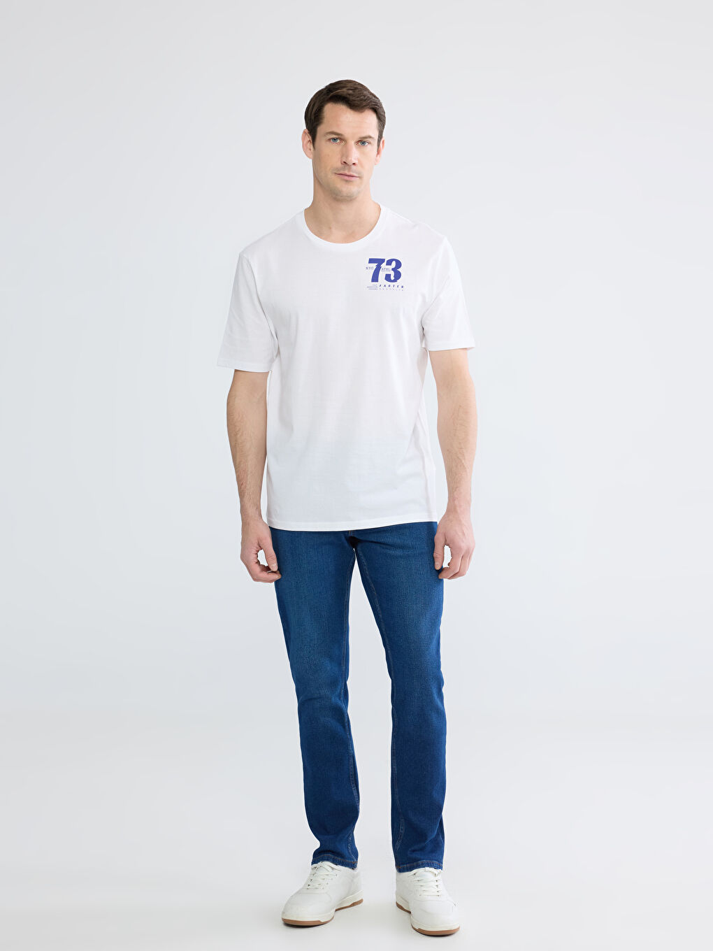Man WHITE T-Shirt-1