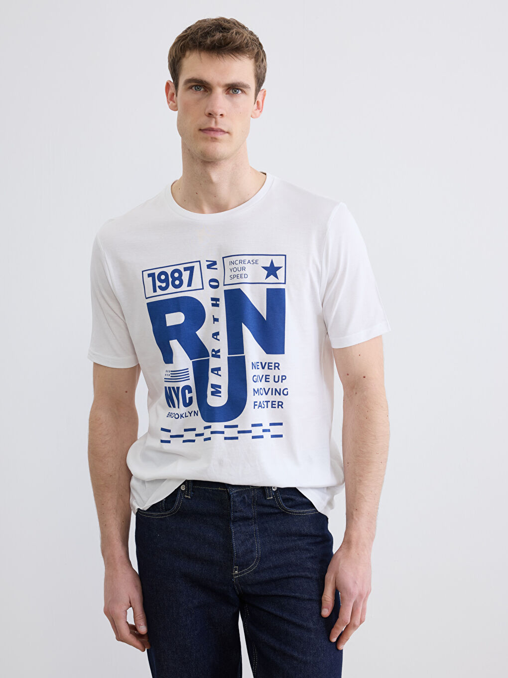 T-shirt BLANC Homme