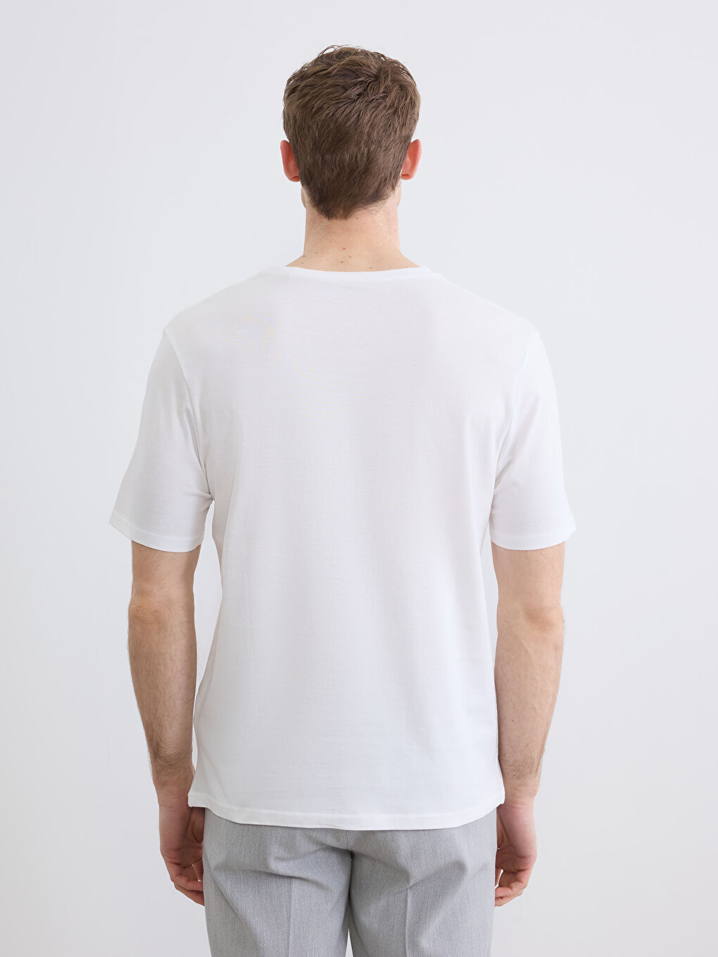 T-shirt BLANC Homme-3