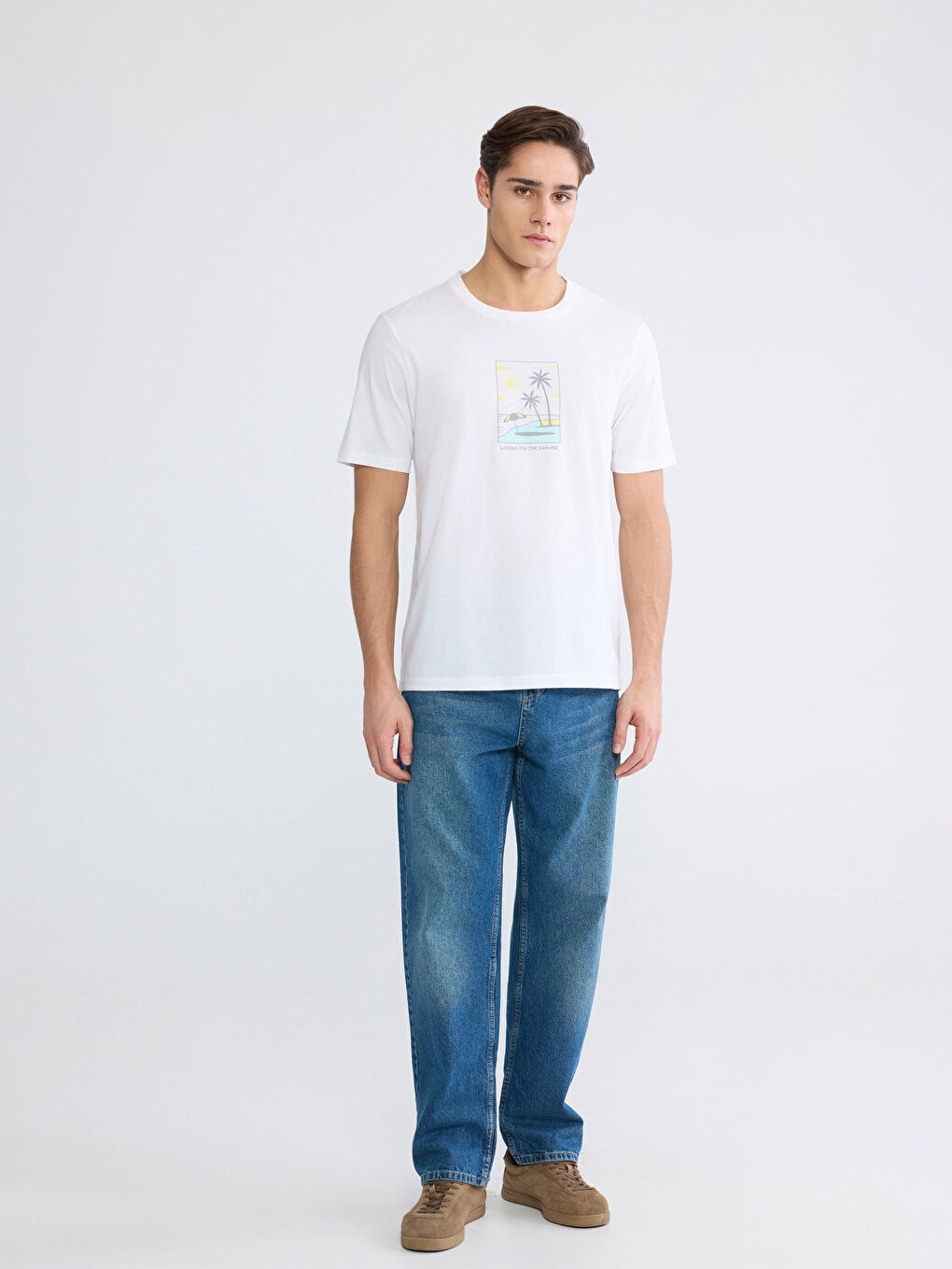Man WHITE T-Shirt-1