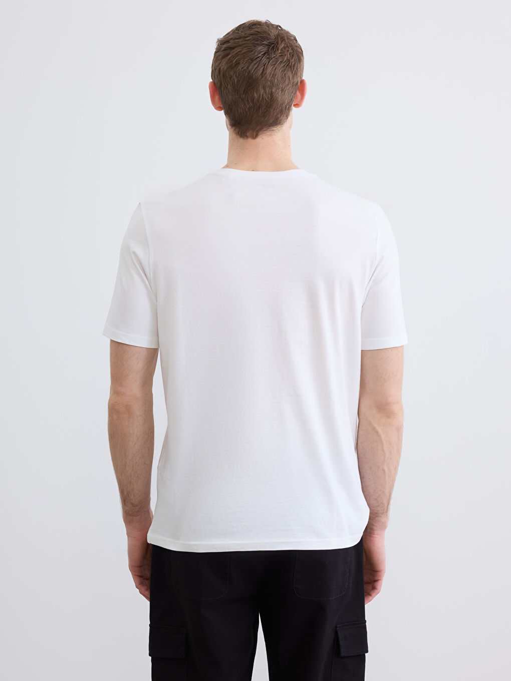 T-shirt BLANC Homme-3