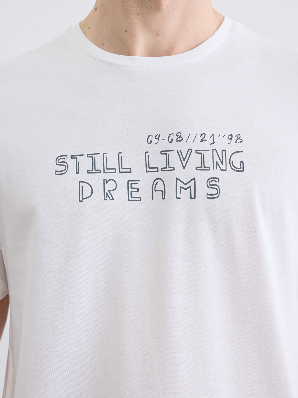 T-shirt BLANC Homme-2