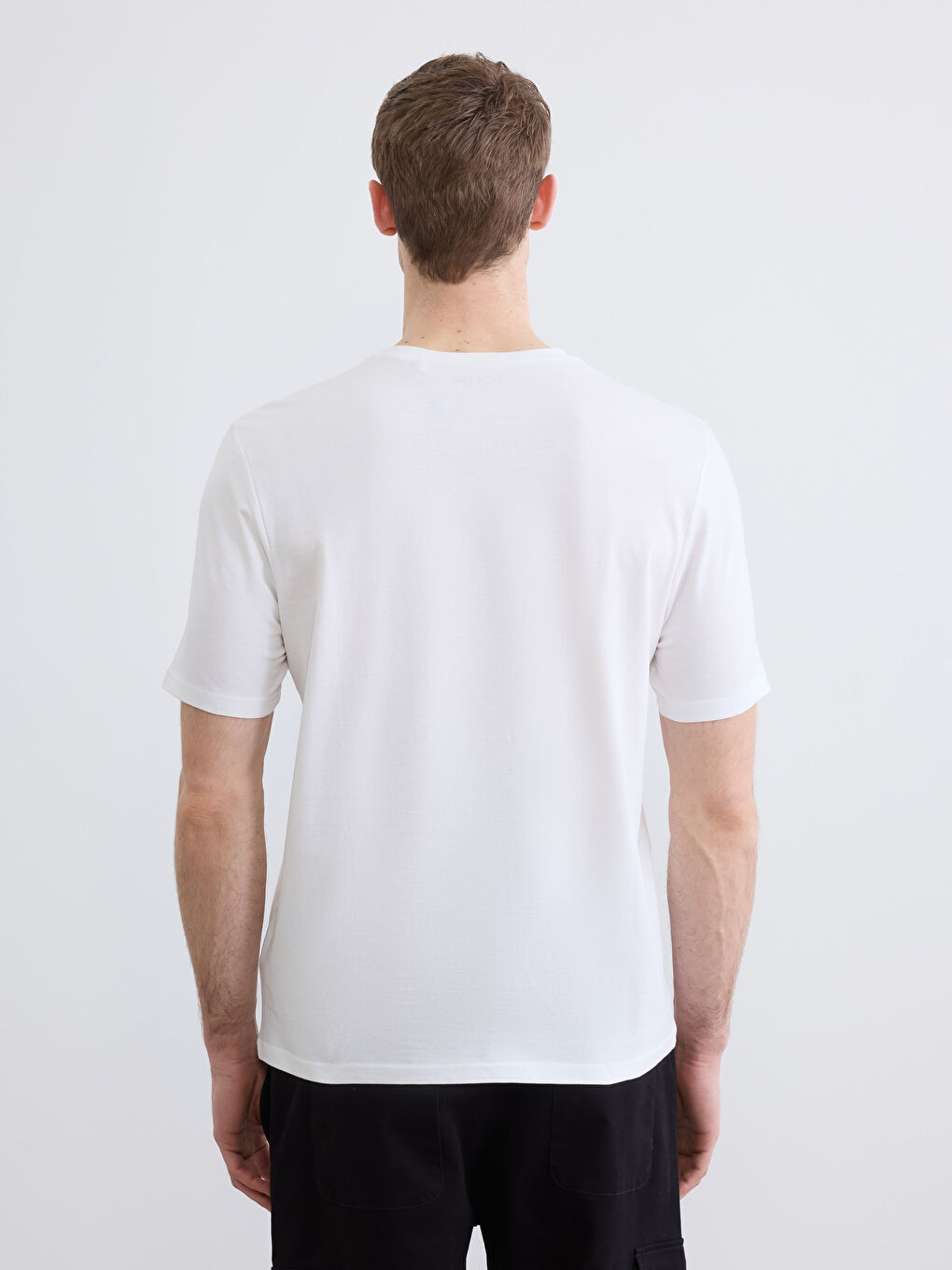 T-shirt BLANC Homme-3