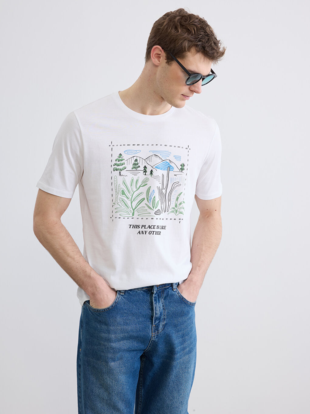T-shirt BLANC Homme