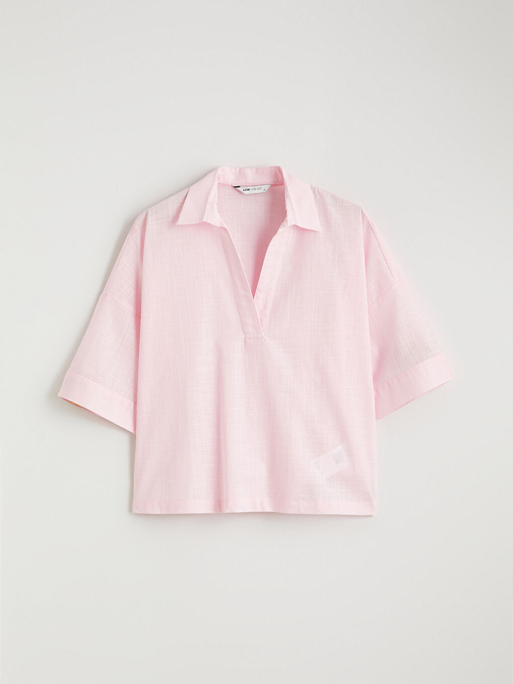 Blouse Oversize à Col Chemise-4