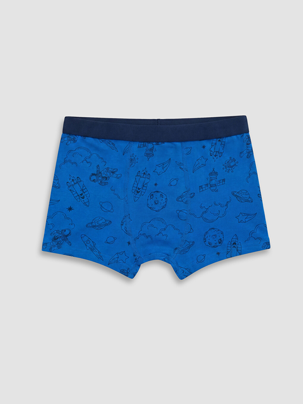 Mavi Erkek Çocuk 3'lü Boxer-4