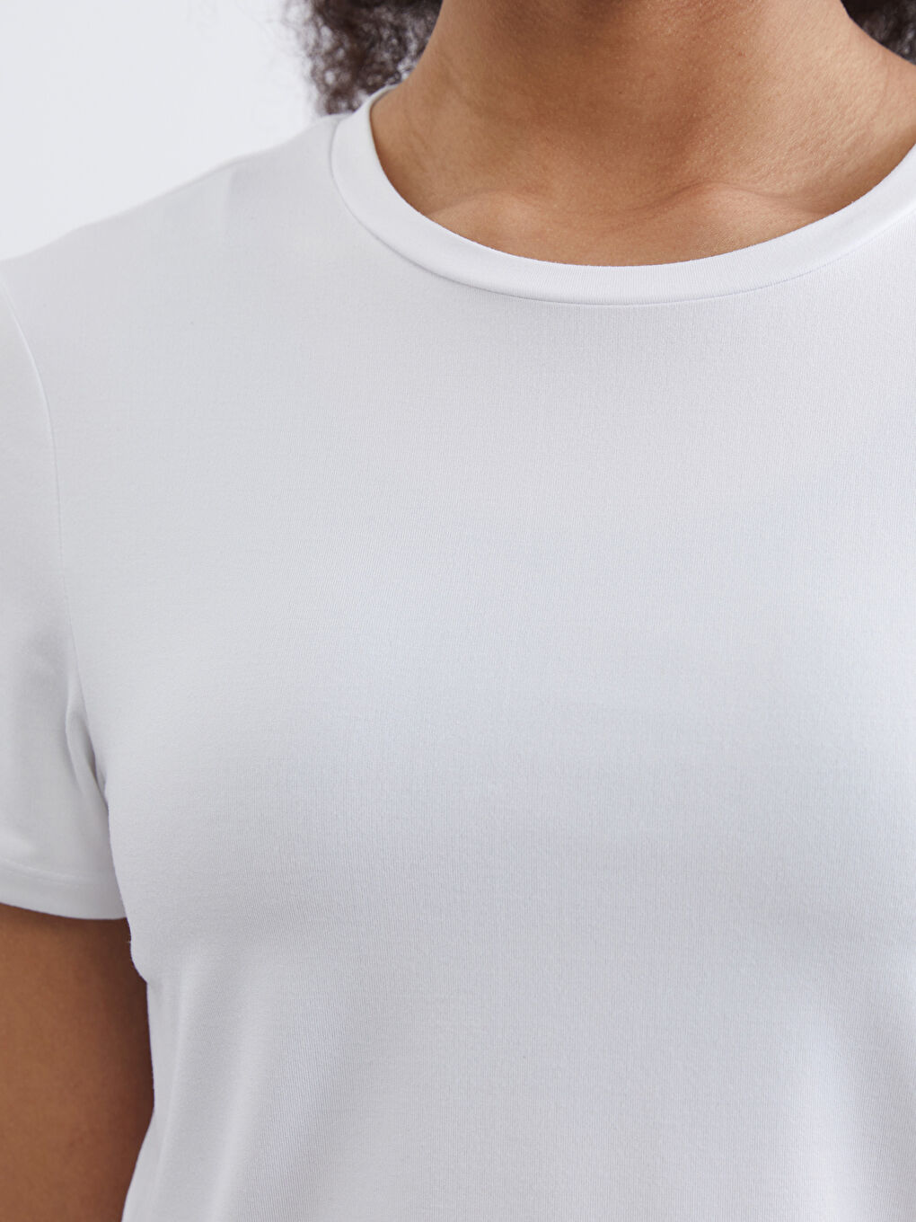 Women's crew neck sports t-shirt-2