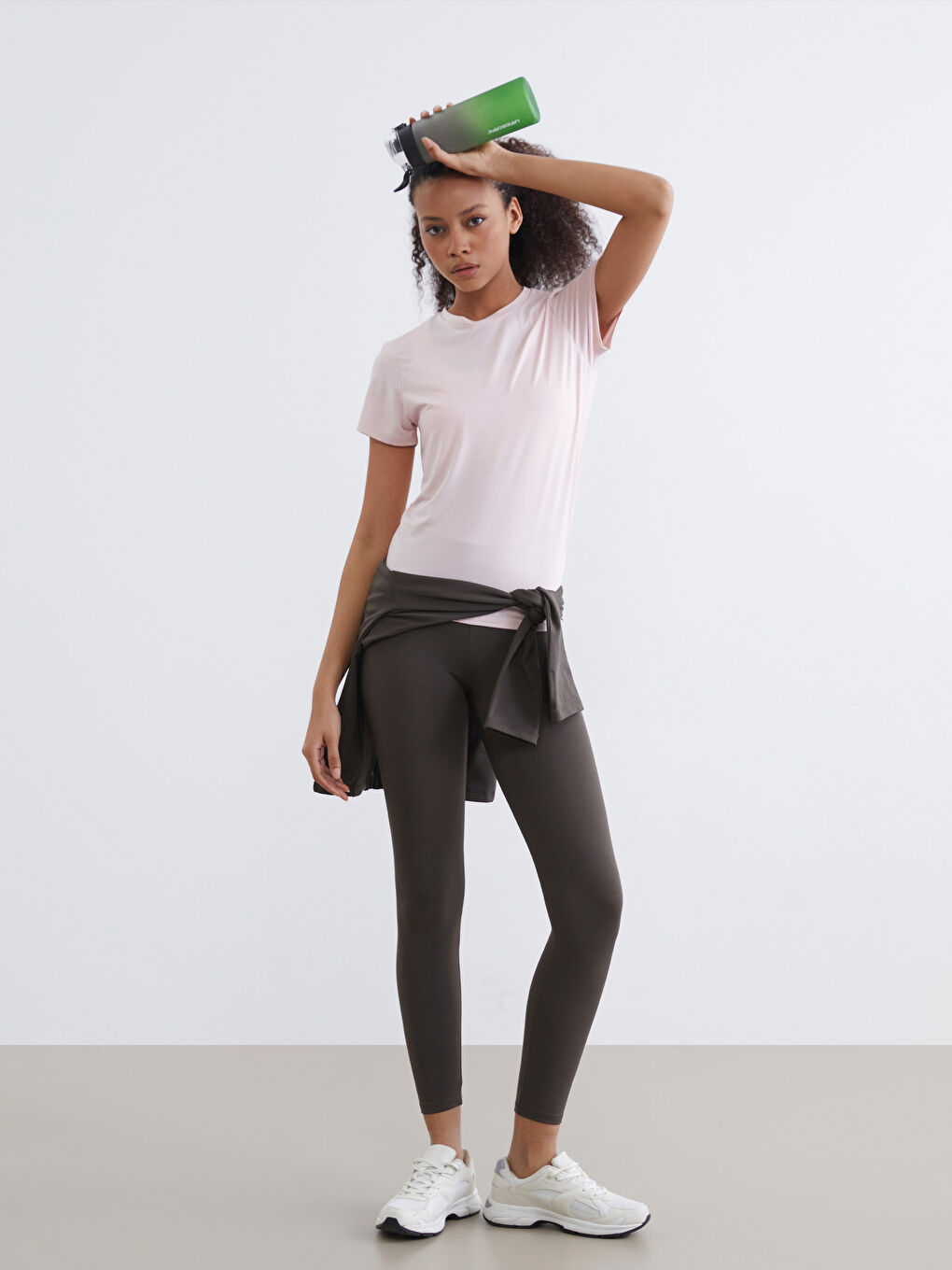 Women's crew neck sports t-shirt-1