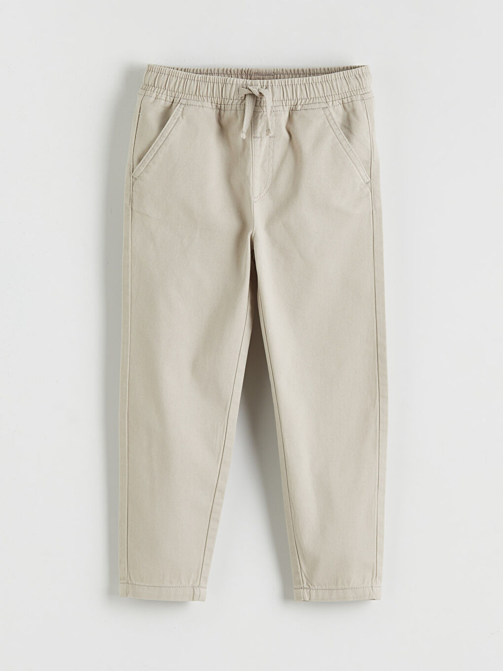 Gri Erkek Çocuk Tişörtlü Gabardin Gömlek ve Pantolon-7