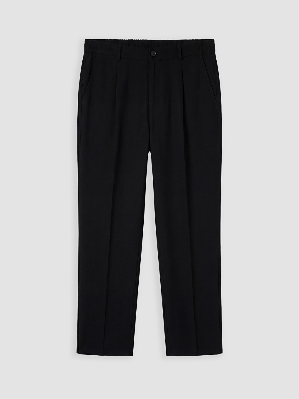Siyah Regular Fit Erkek Chino Pantolon
