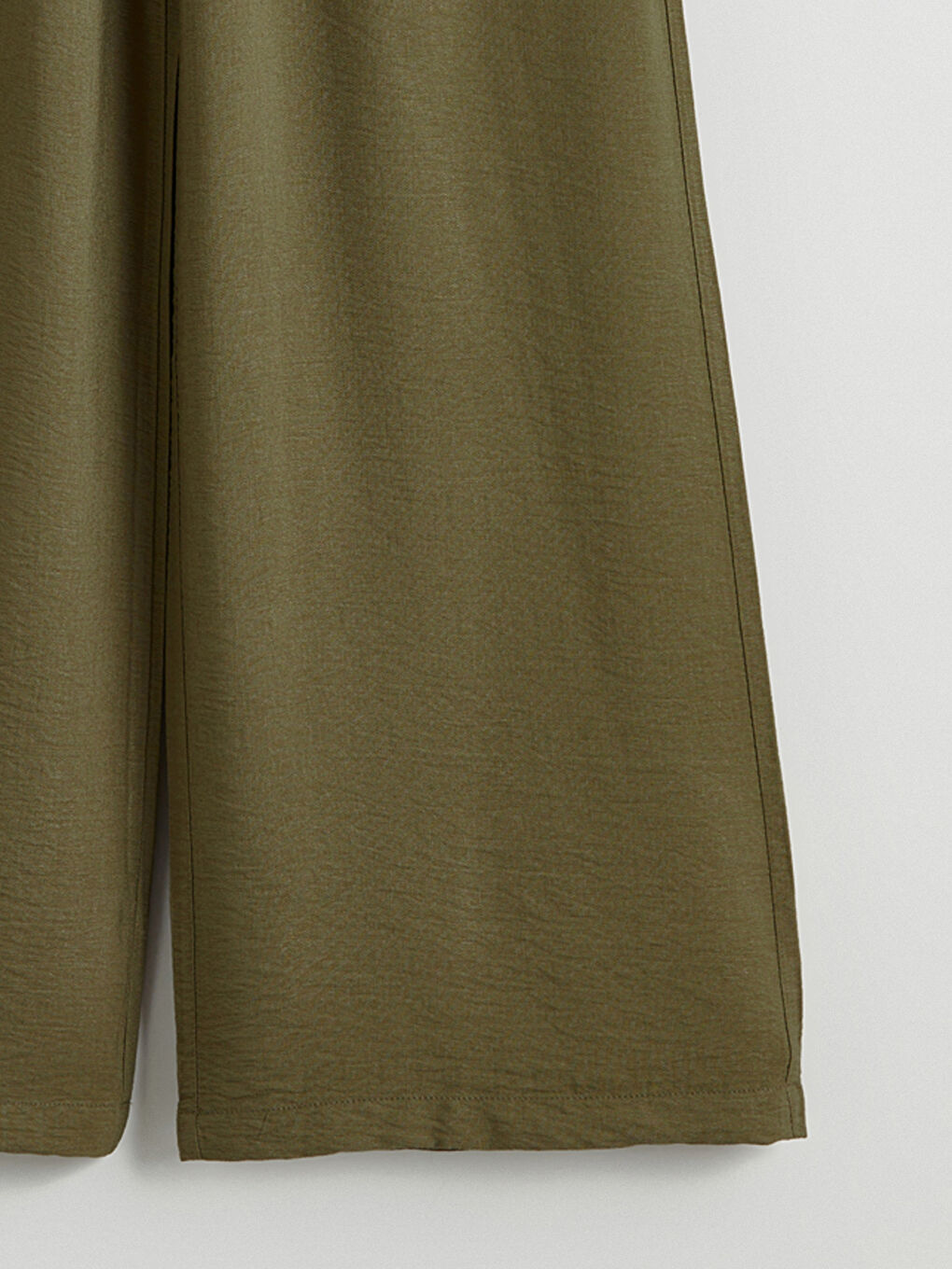 Ženske teksturirane pantalone sa elastičnim strukom-5