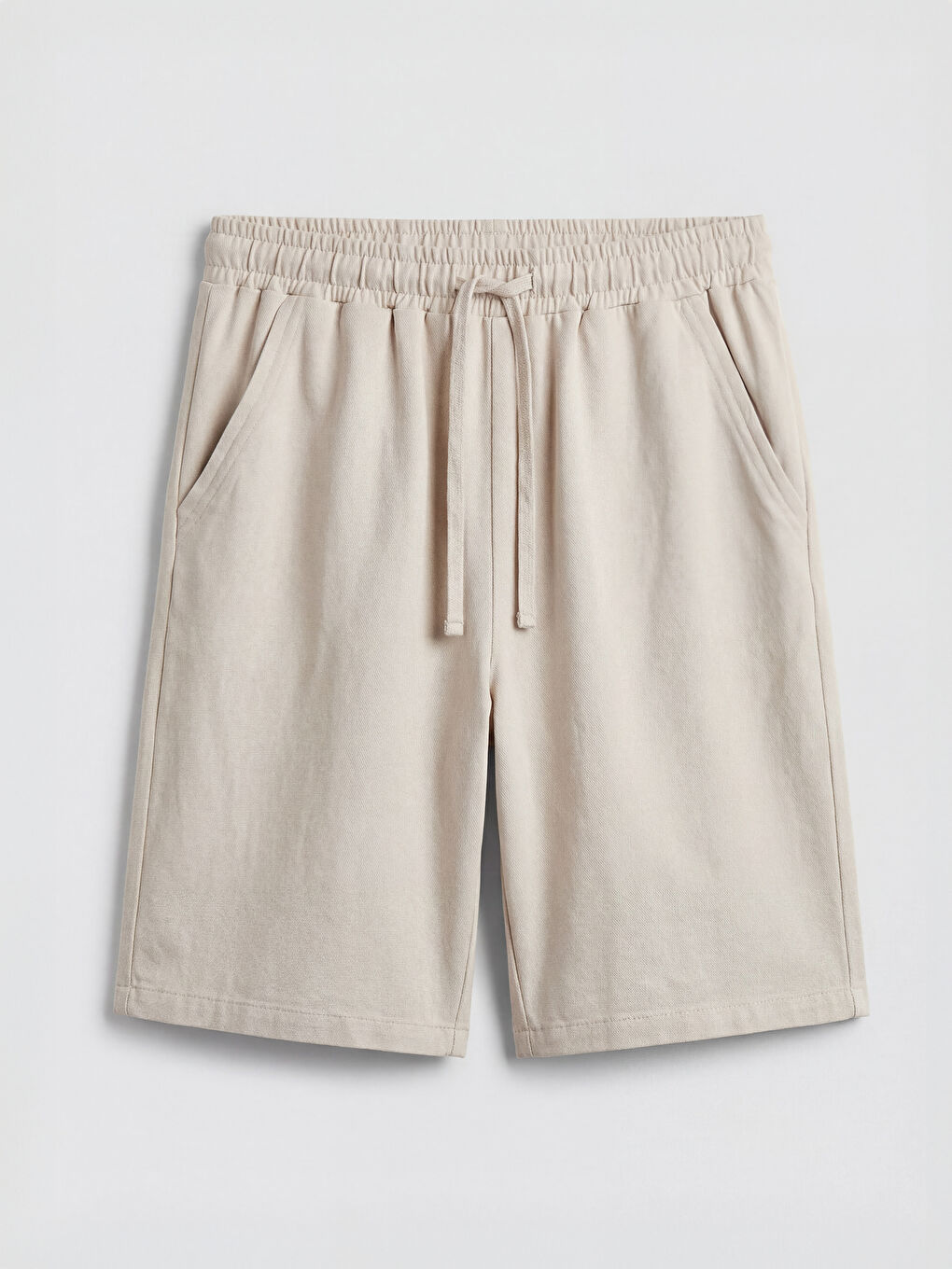 Kahverengi Beli Lastikli Erkek Çocuk Şort 2'li-3