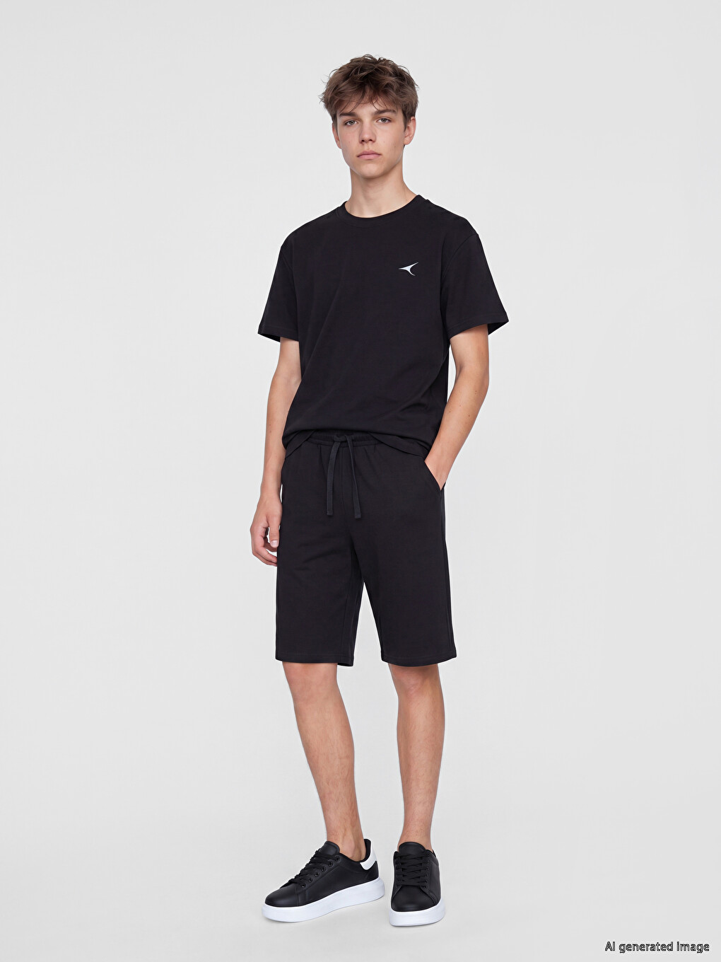 Elastic Waist Basic Boys' Shorts