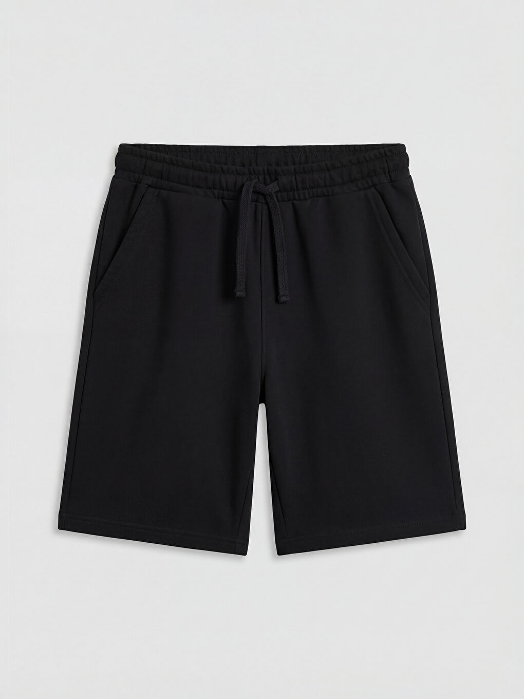 Siyah Beli Lastikli Basic Erkek Çocuk Şort