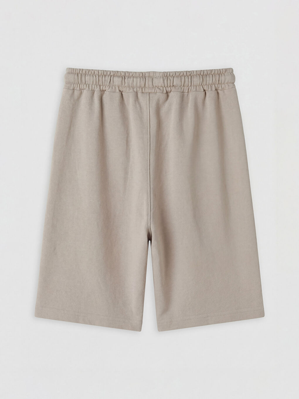 Kahverengi Beli Lastikli Basic Erkek Çocuk Şort-1