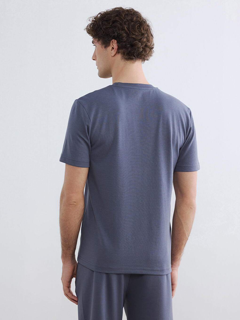 Crew Neck Printed Men's T-Shirt-3