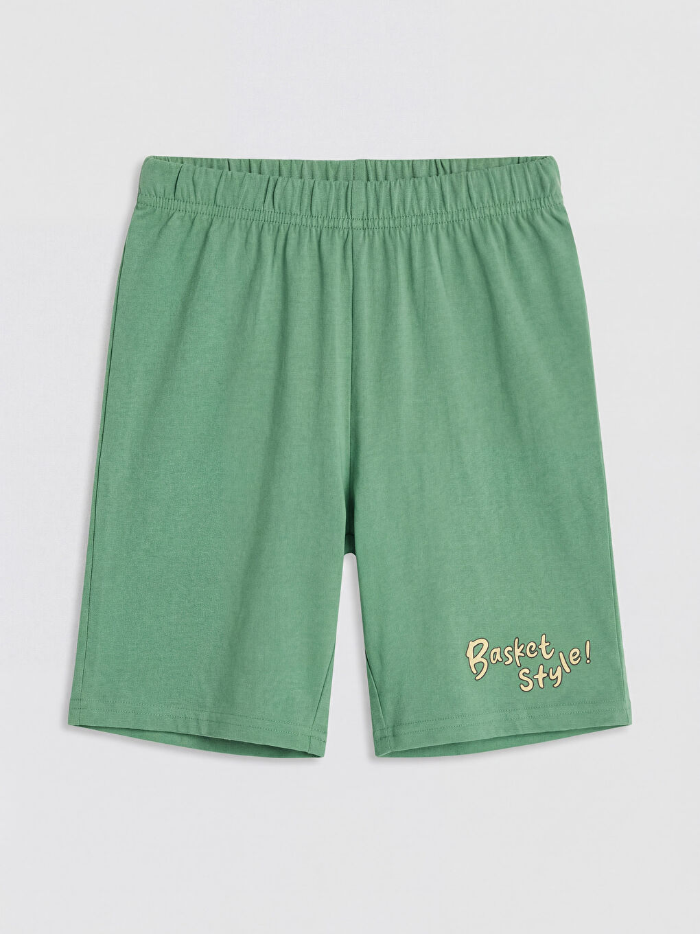 ბიჭების მოკლე პიჟამის ნაკრები მრგვალი საყელოთი-3