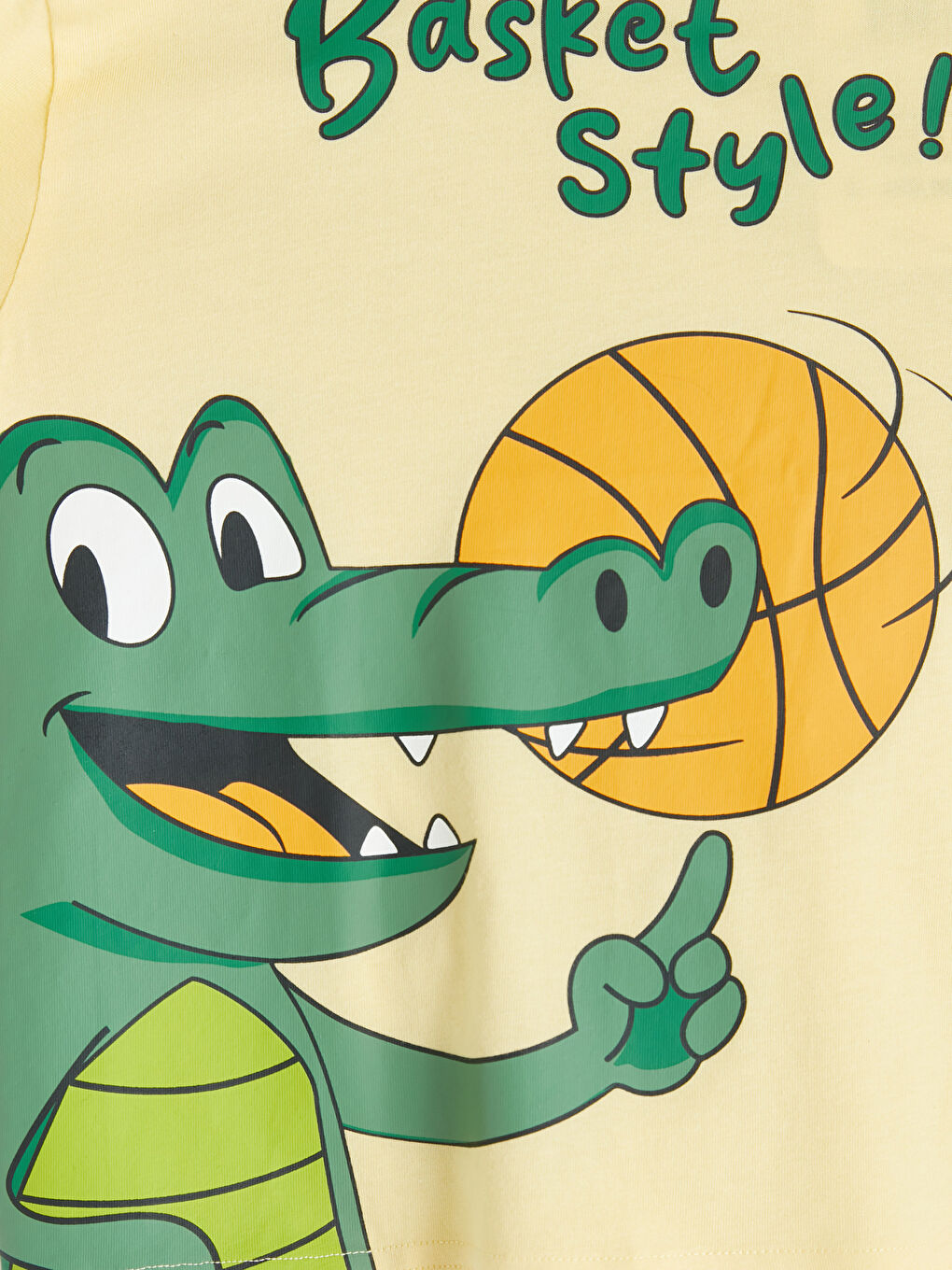 ბიჭების მოკლე პიჟამის ნაკრები მრგვალი საყელოთი-5