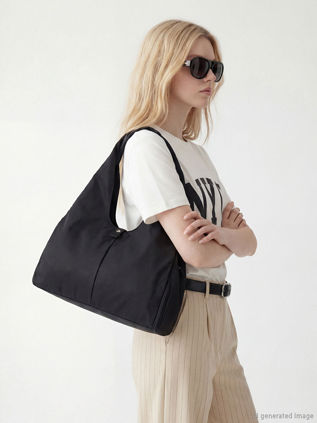 Sac d'épaule NOIR Femme