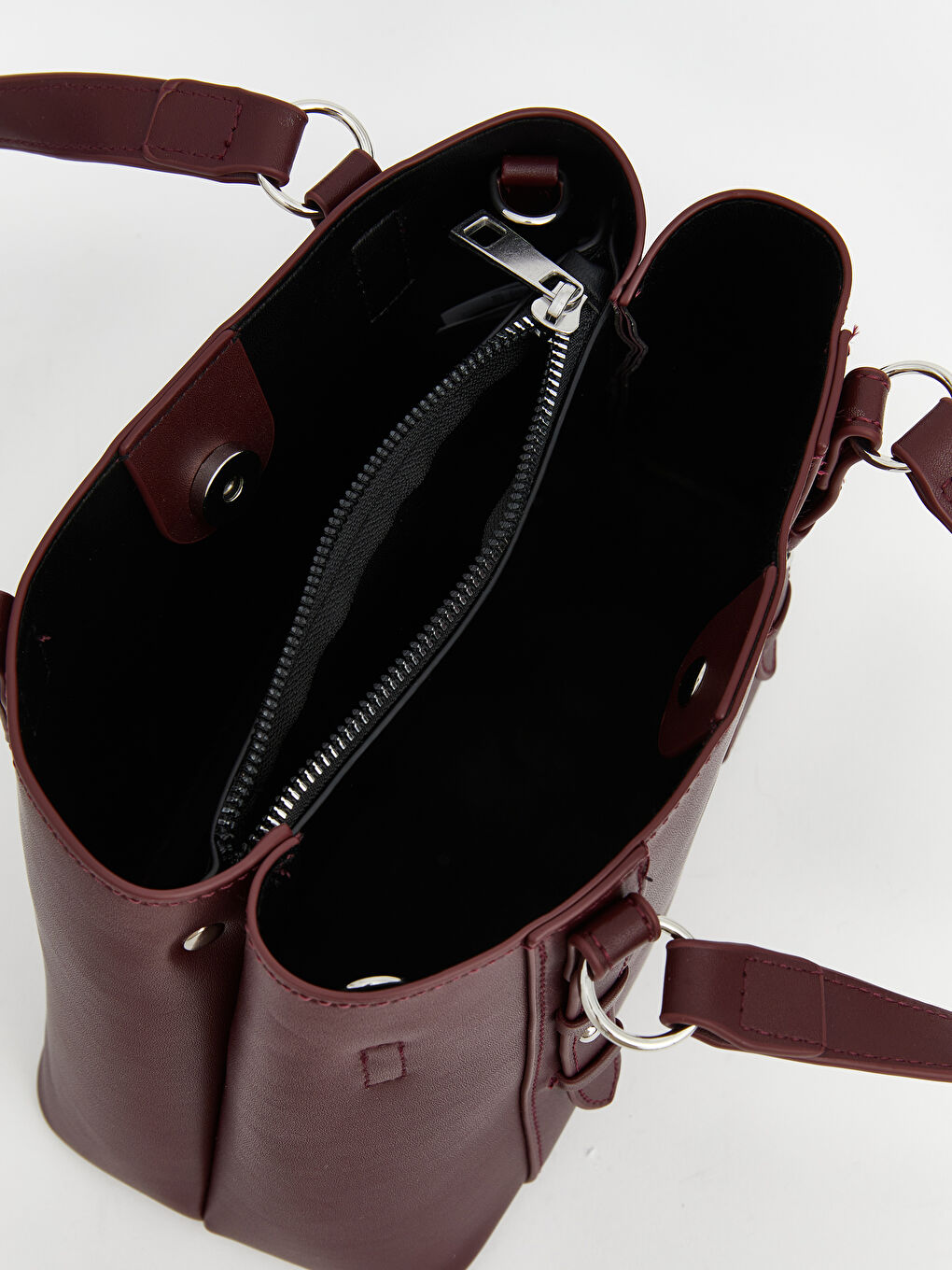 Faux Leather Women's Shoulder Bag-3