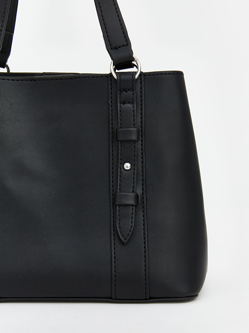 Leather-Look Shoulder Bag-2