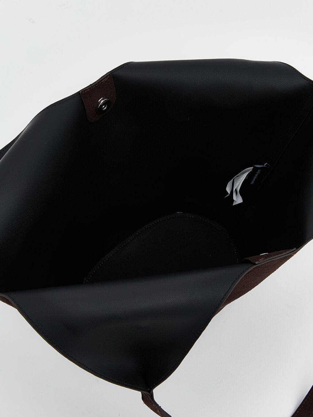 ქალი ყავისფერი მხრის ჩანთა-2