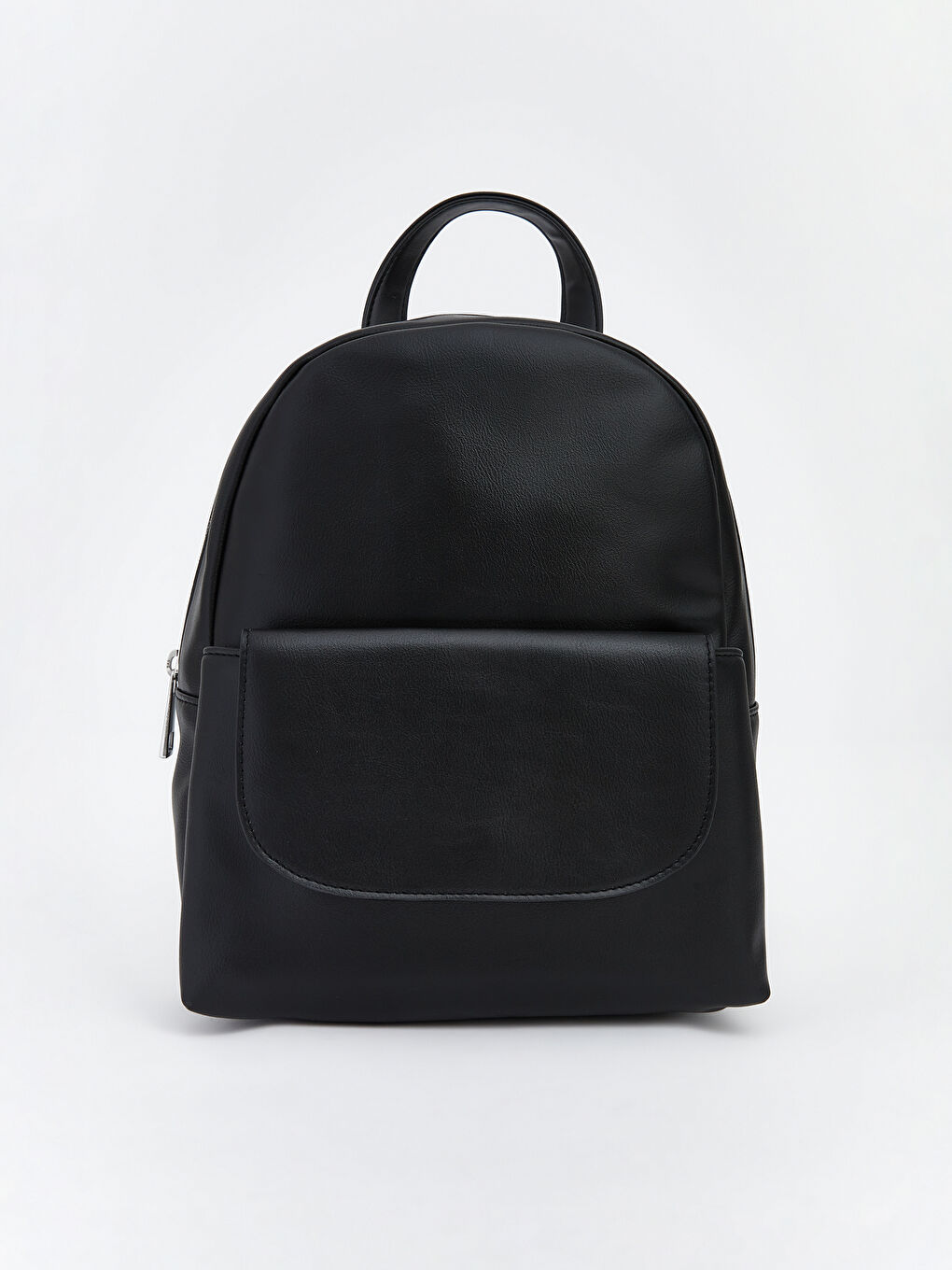 Leather-Look Backpack for Women