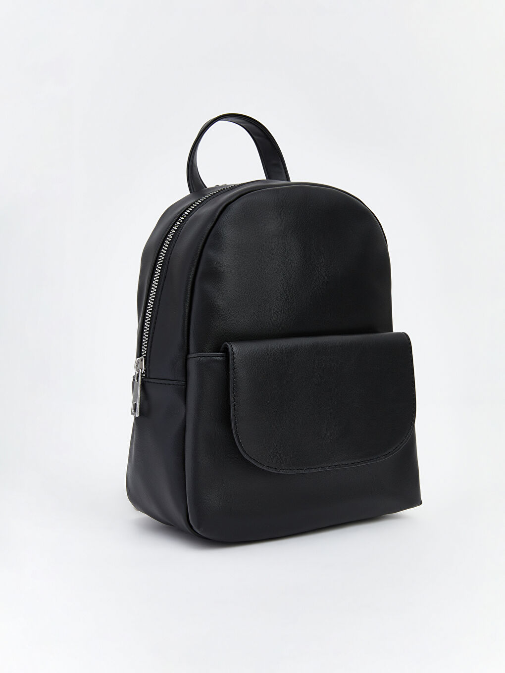 Leather-Look Backpack for Women-1
