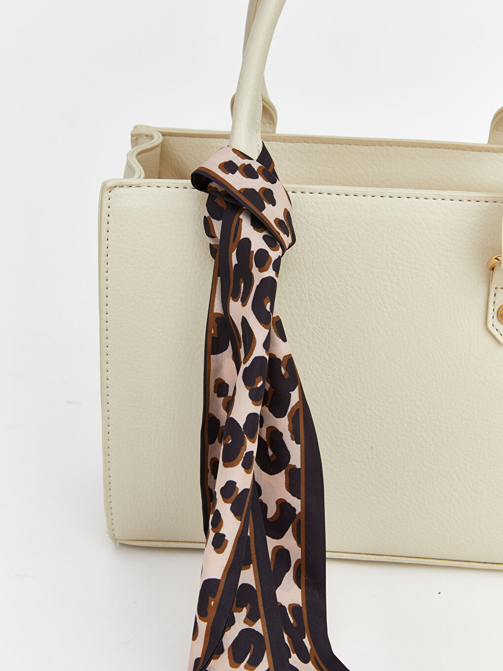 Leather-look shoulder bag for women.-2