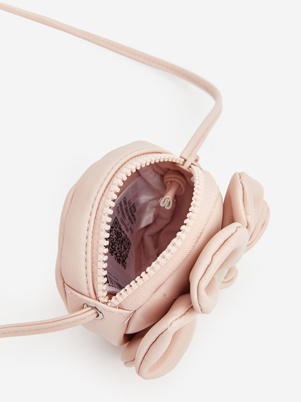 Pembe Çiçek Figürlü Kız Bebek Omuz Çantası-2