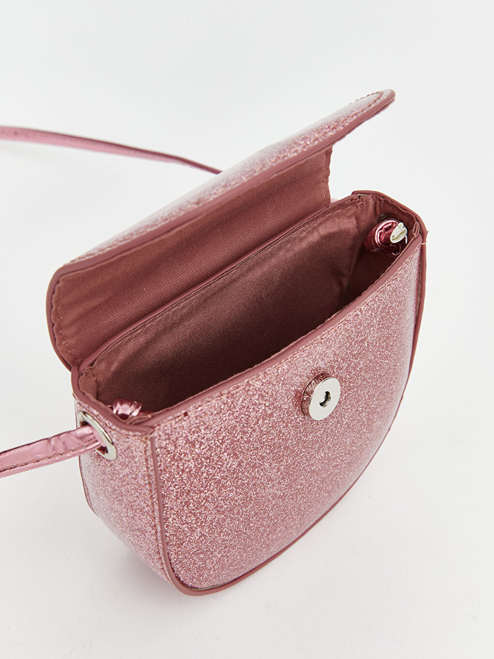 Pembe Simli Kız Çocuk Omuz Çantası-2