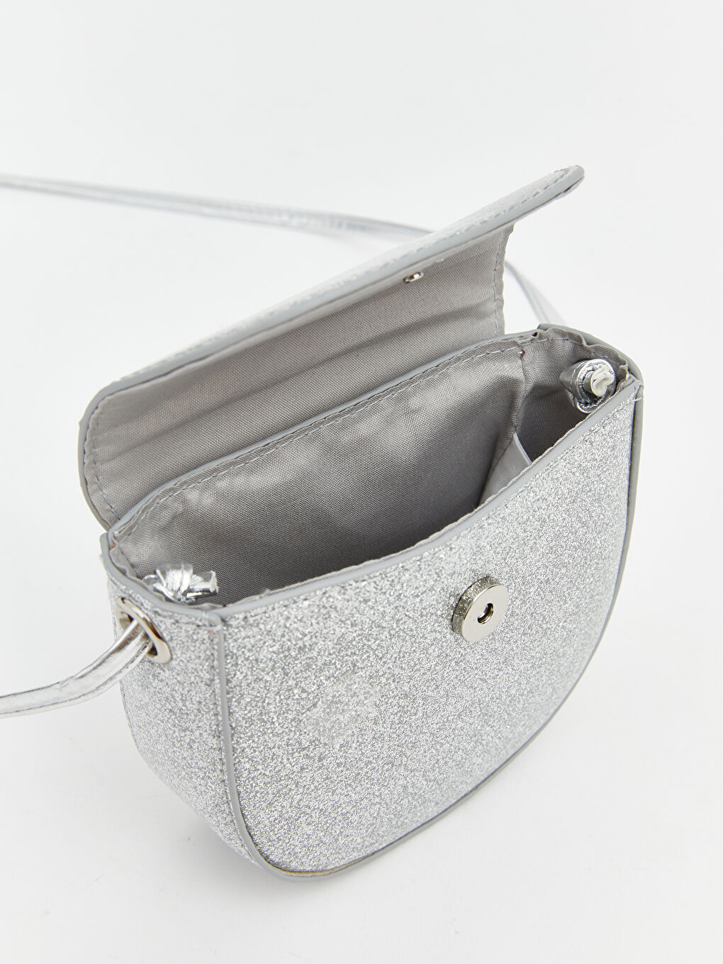 Gri Simli Kız Çocuk Omuz Çantası-2