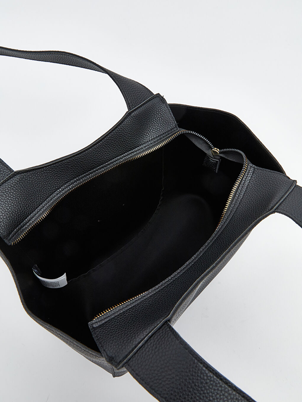 Leather-look shoulder bag for women-3