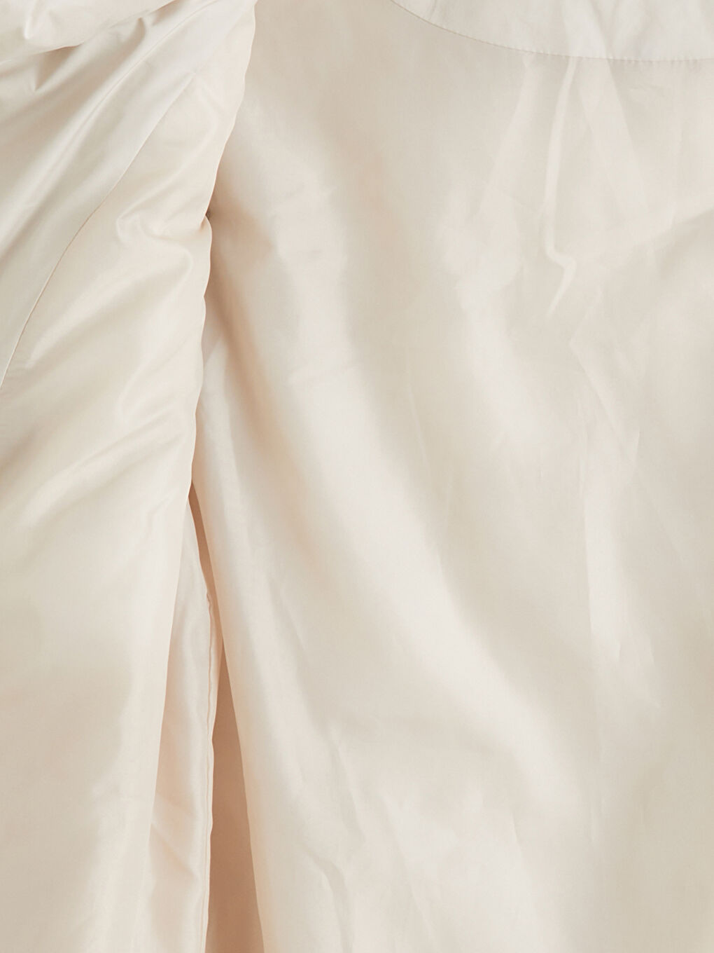 Bej Kapüşonlu Beli Kuşaklı Kadın Şişme Yelek-6