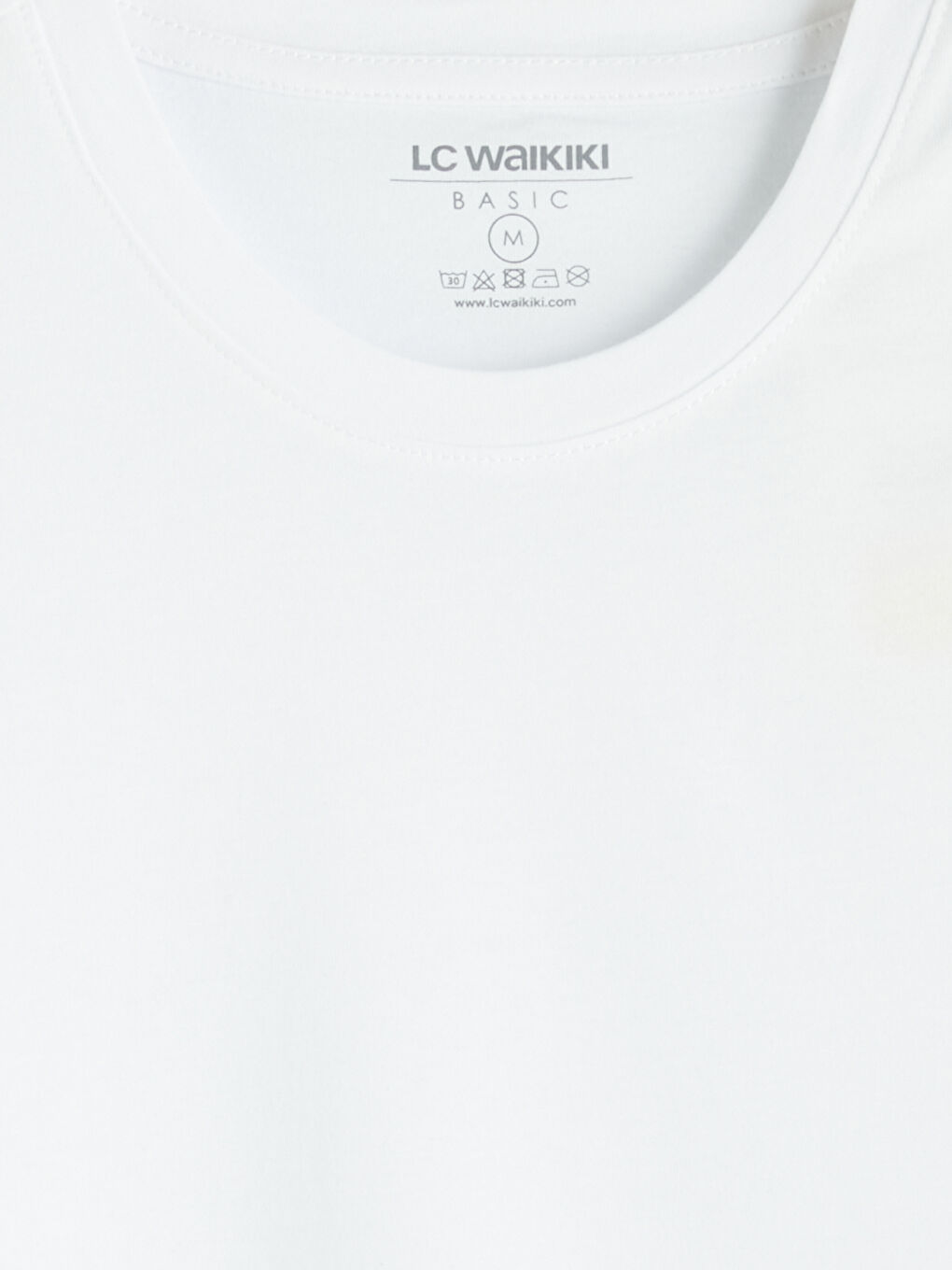 تي شيرت رجالي بقصة ضيقة وياقة دائرية-2