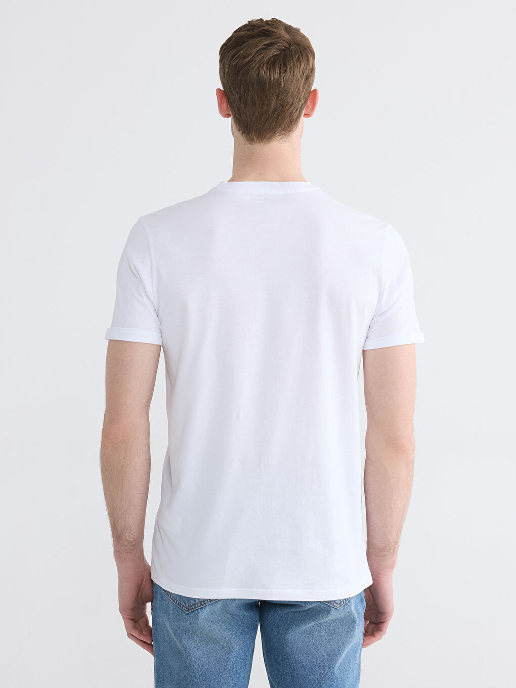 Crew Neck Men's T-Shirt-2