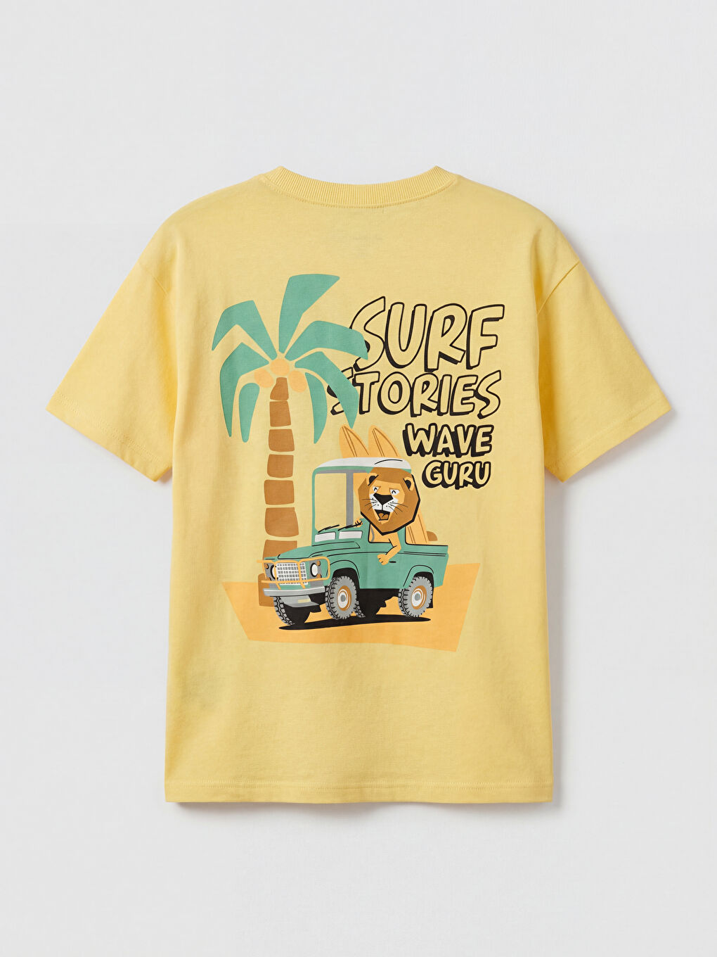 Ұлдар сары футболка-1