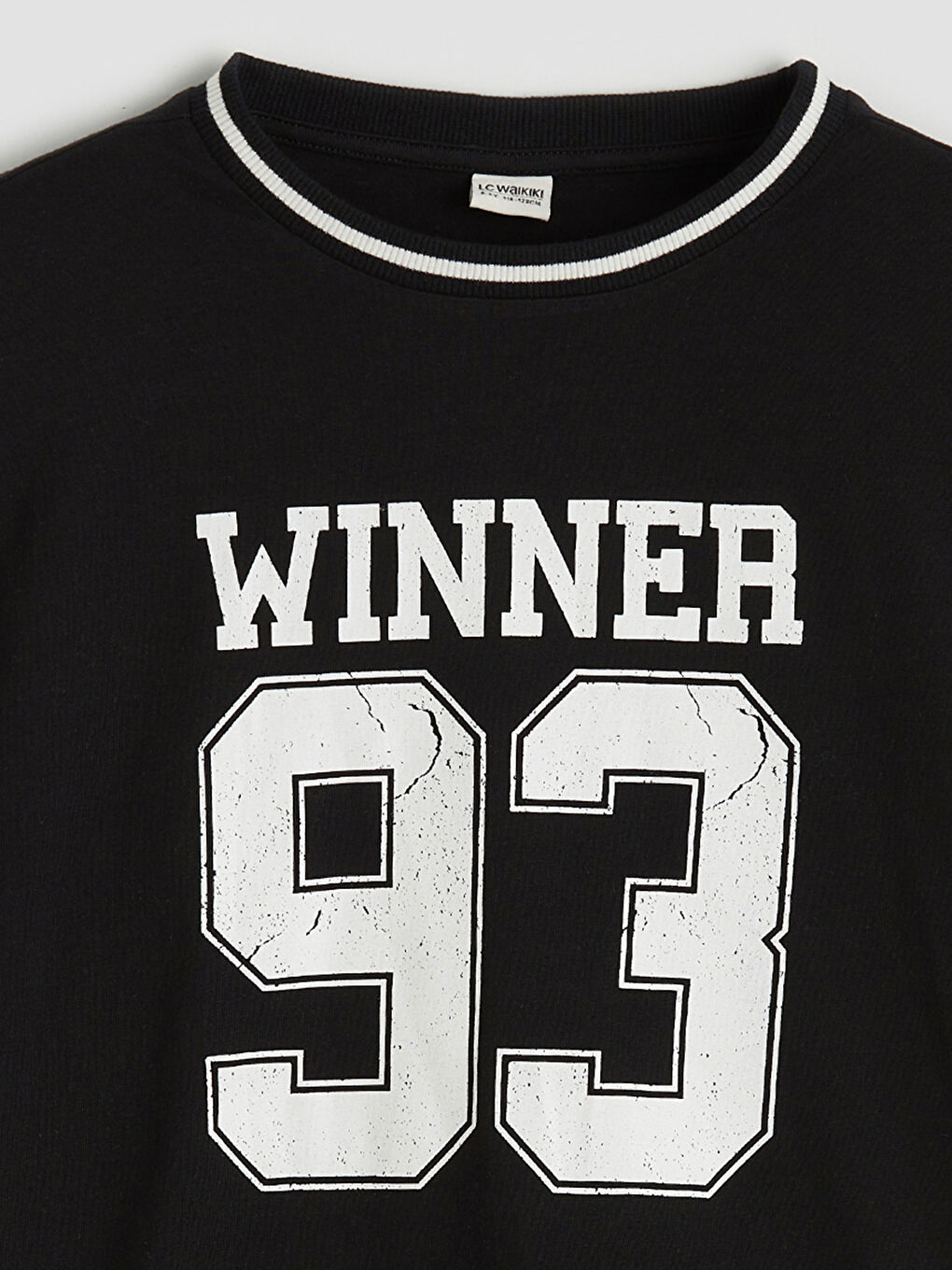 Crew Neck Girl Printed T-Shirt-2