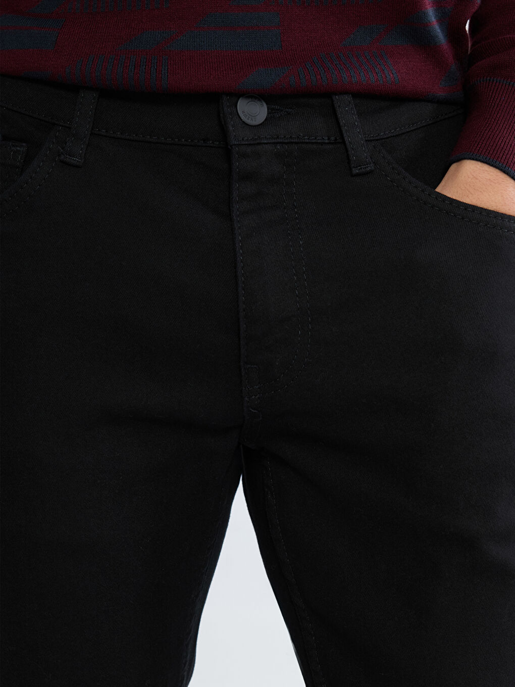 Siyah 750 Slim Fit Erkek Jean Pantolon-2