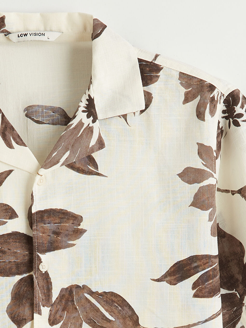 Cămașă Bărbați cu Guler Resort cu Imprimeu Floral-5