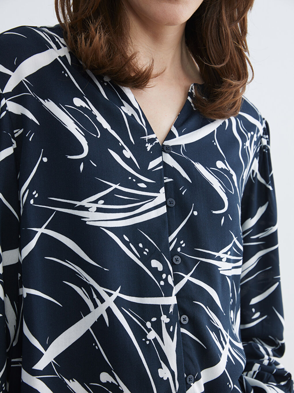 Žena TAMNO PLAVA Košulja-2