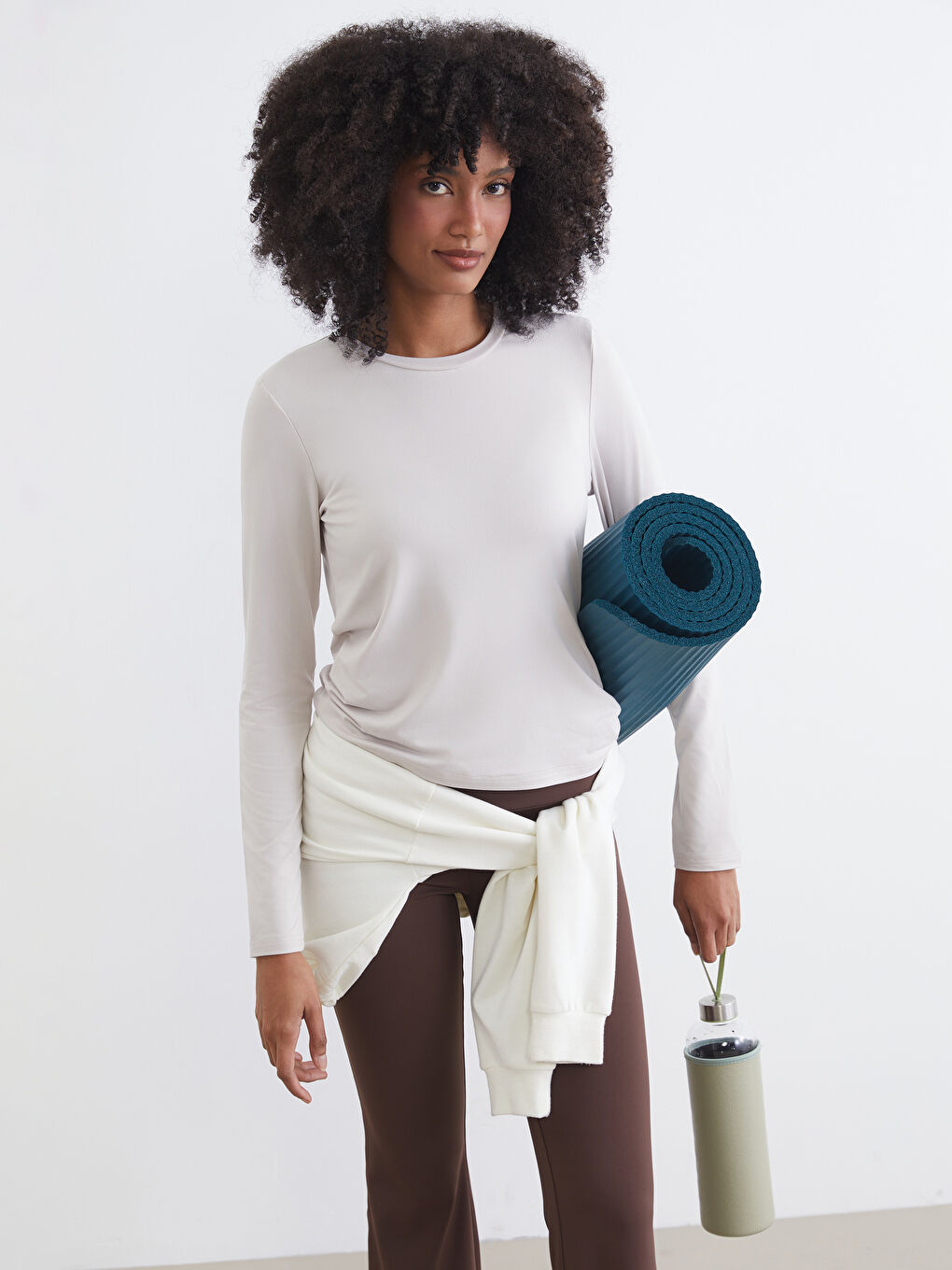 Ženska sportska majica sa okruglim izrezom