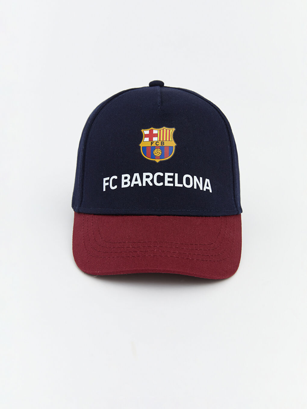 Lacivert Barcelona Baskılı Erkek Çocuk Kep Şapka
