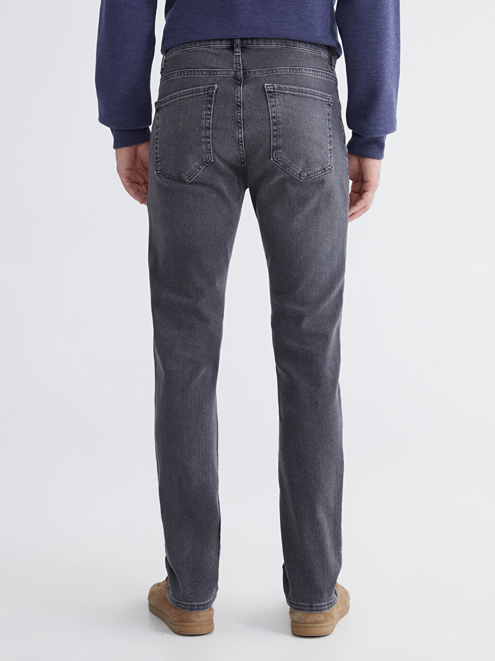 Gri 750 Slim Fit Erkek Jean Pantolon-3