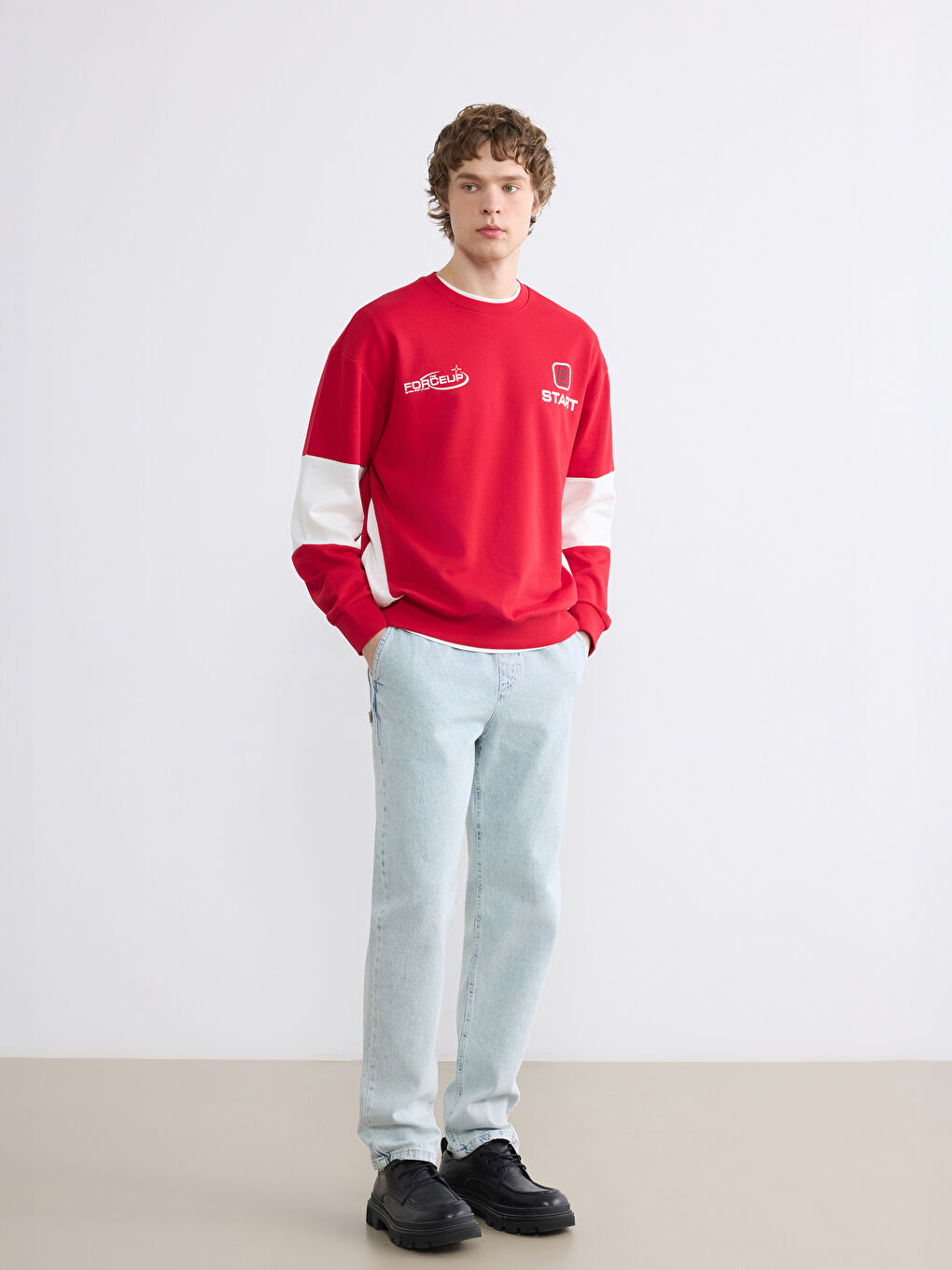 İndigo Loose Fit Erkek Jean Pantolon